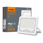 Faro LED esterno 50W 5000K 4500lm IP65 bianco Videx
