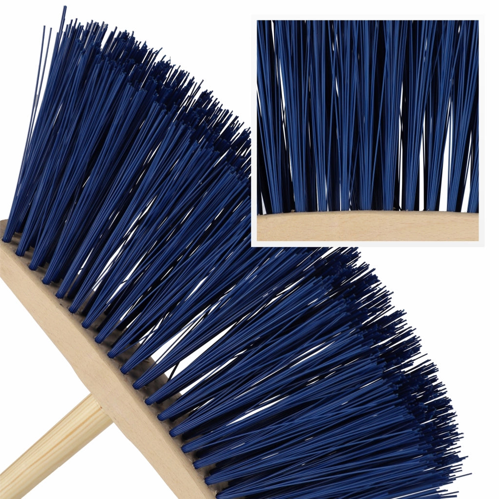 Scopa da strada KADAX con manico in legno, 25 cm