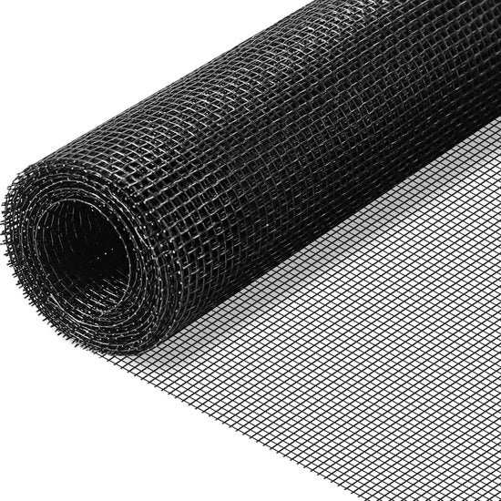 Insetti schermo per Ramen e Porte - Lame taglienti Velo 1,2 x 2,5 m - Antizanzare e Anticatena - Nero