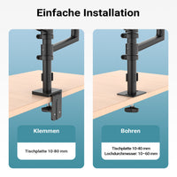 Supporto da tavolo 4in1 con 1 asta per microfono + 3 bracci articolati per accessori, con morsetto e ring light a 3 modalità, staffa per fotocamera per dirette e live