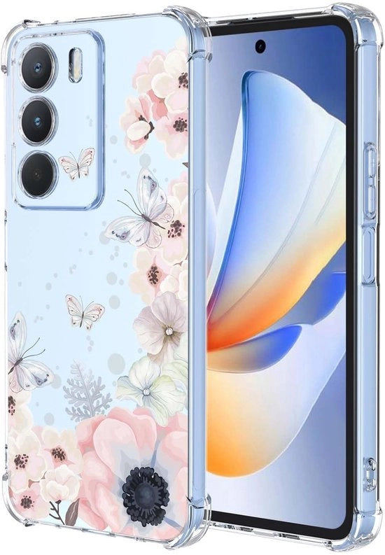 Coprimessa shockresistente per Realme C71 4G - TPU/Silicone - Disegno sottile/elegante - Leggero/moderno - Coprimessa per telefono