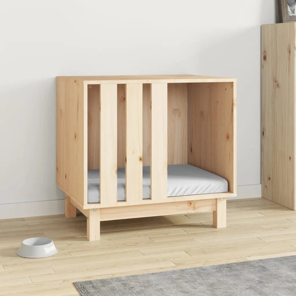 Casetta per Cani 60x45x57 cm in Legno Massello di Pino CFW9332434