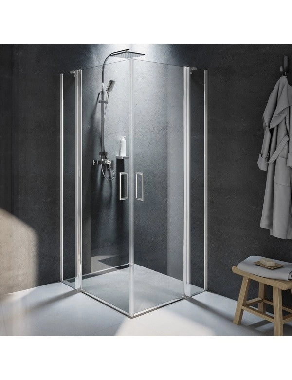 NOVIK 207 RIHO cabina doccia angolare 90x90 x200cm con 2 ante a battente