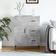 Credenza-Buffet-Armadio da cucina Grigio Cemento 69,5x34x90 cm in Legno Multistrato 370577