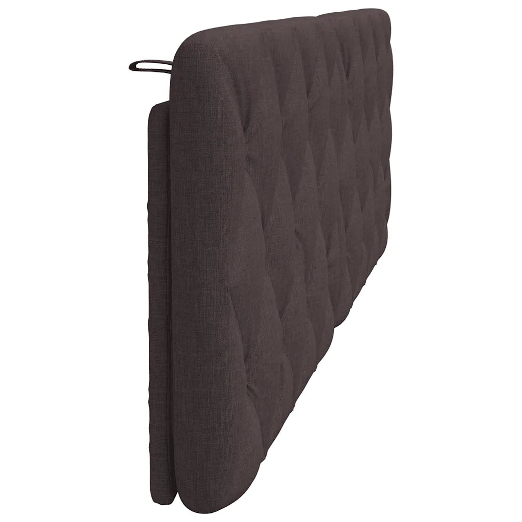 Cuscino Testiera Marrone Scuro 160 cm in Tessuto 4019229