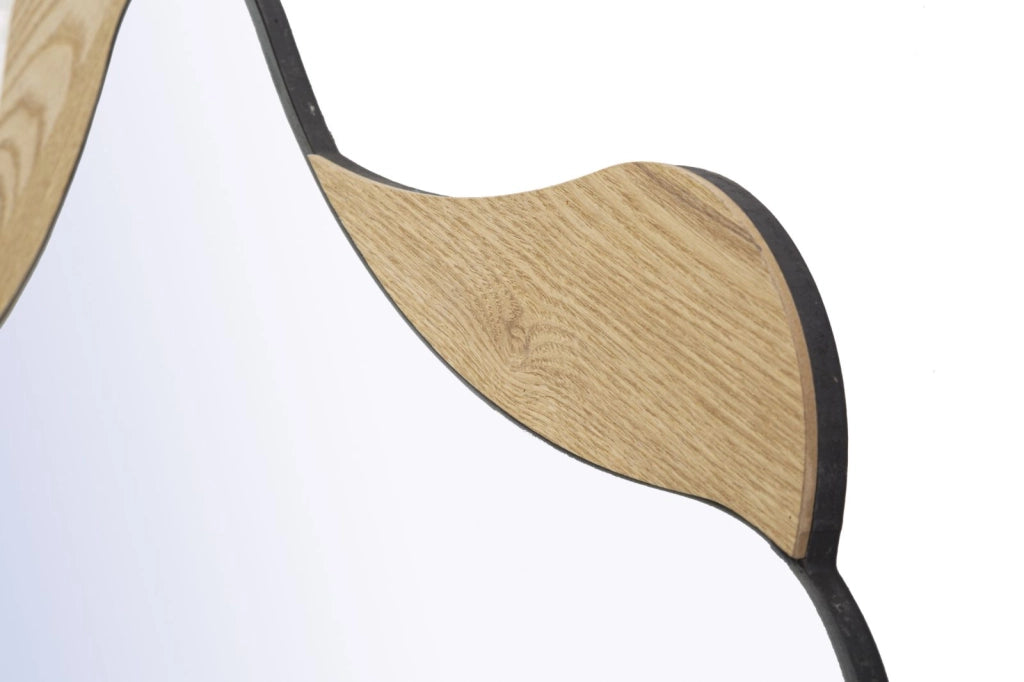 Specchio da Muro Star 80x1x80 cm in MDF e Specchio Naturale