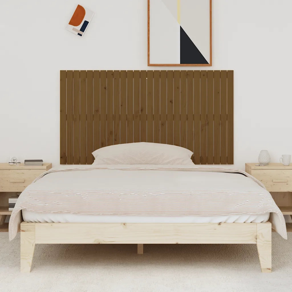 Testiera | Testata da Parete Ambra 166x3x90 cm in Legno Massello di Pino