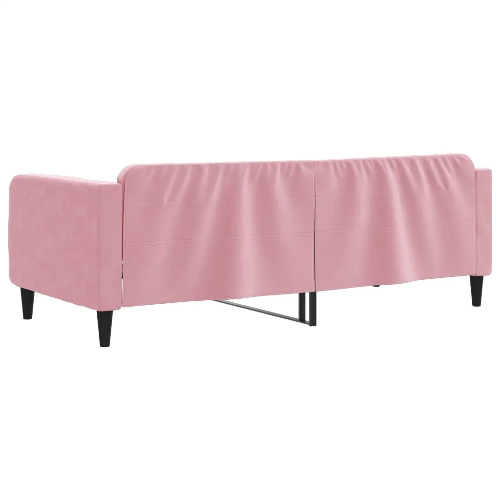Letto da Giorno Rosa 90x200 cm in Velluto 354089