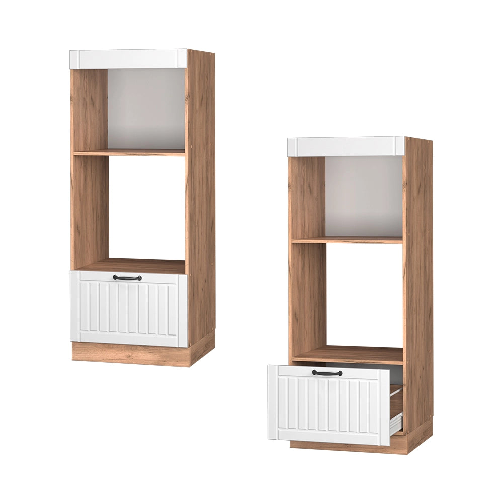Vicco Set mobili bagno Bianco casa di campagna 60 cm