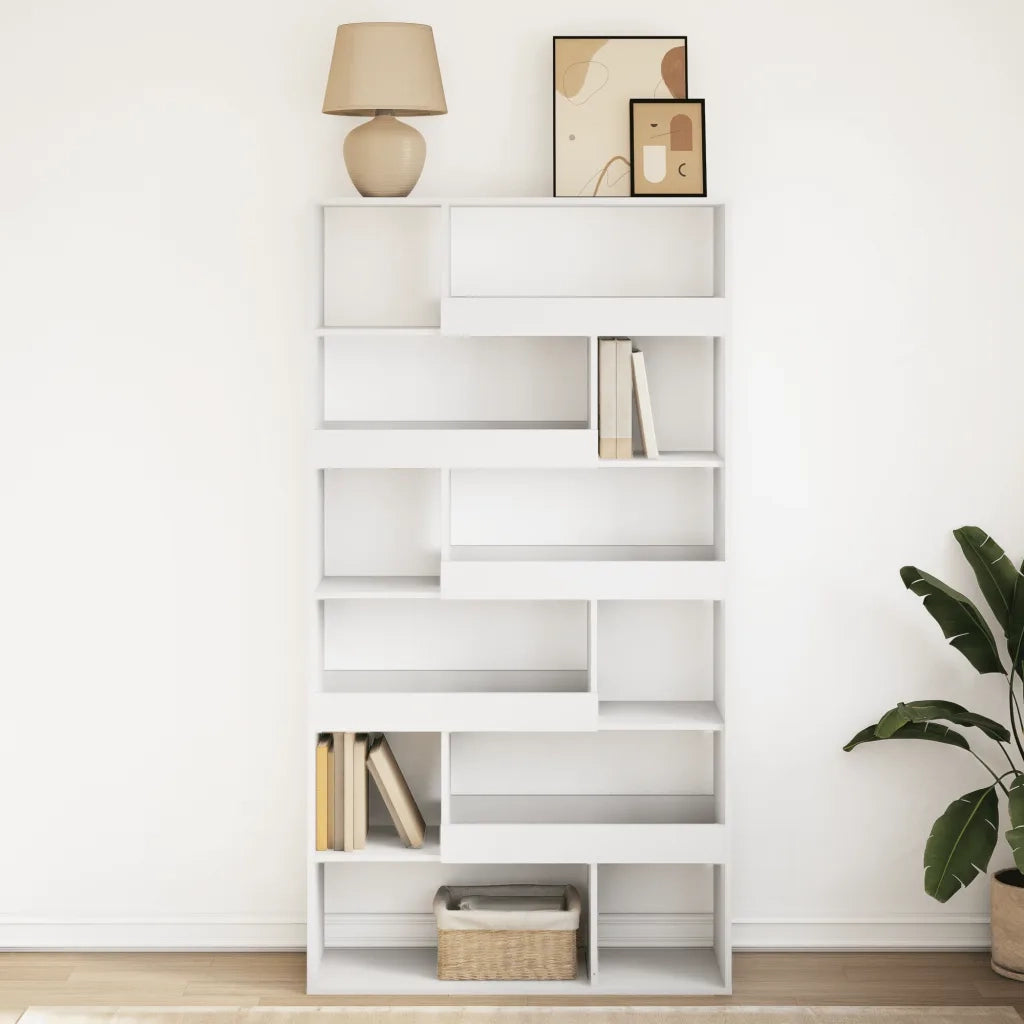 Divisorio Stanza | Paravento | Divisorio Ambienti Bianco 100x33x187,5 cm in Truciolato