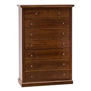 cassettiera settimino in legno 6 + 2 cassetti noce stile Bassano