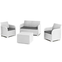 allibert/keter salotto rosalie bianco cod:ferx.2398