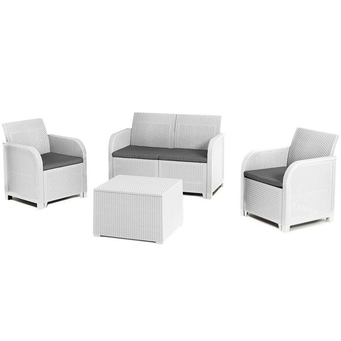 allibert/keter salotto rosalie bianco cod:ferx.2398