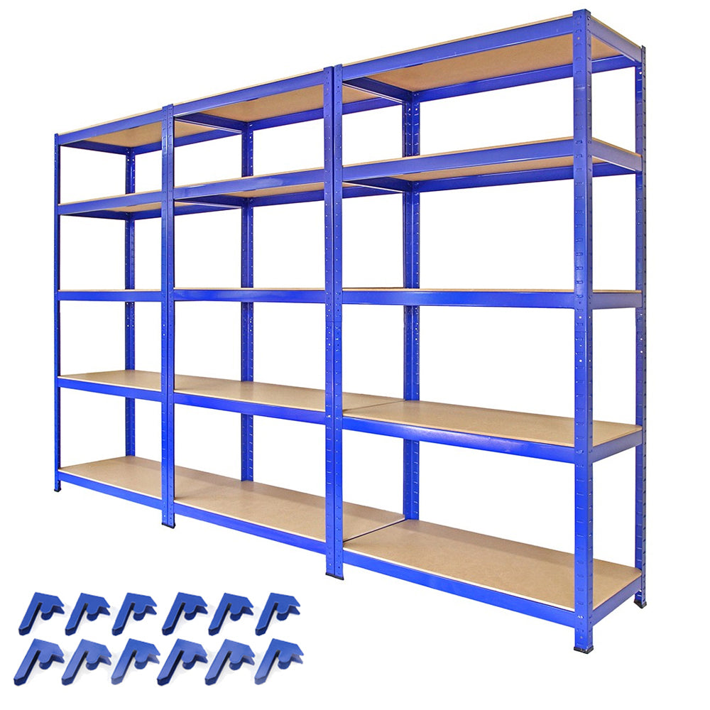 Scaffali da Garage T-Rax ad Incastro Scaffalature da Officina Magazzino - Blu
