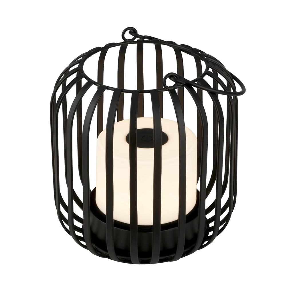 Lampada Da Tavolo Moderna Bura Metallo Nero Led Integrato 2W 2700K