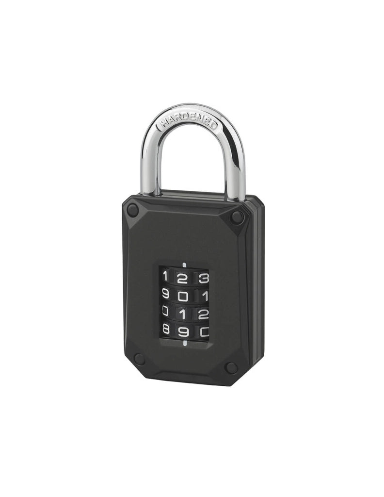Lucchetto a combinazione Code-X, 4 cifre, interno, arco in acciaio, 45mm, nero - THIRARD