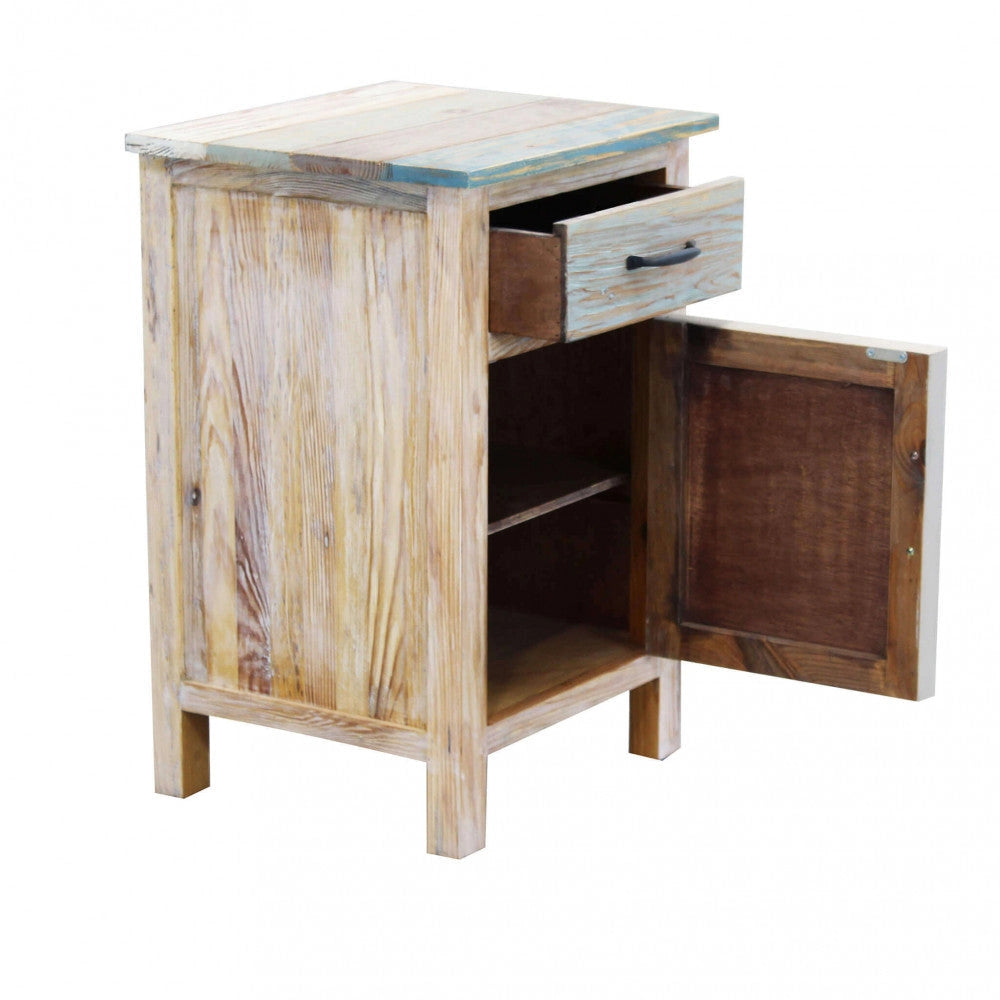 Mobile Reynold 45x40x68 h cm in Legno Multicolor