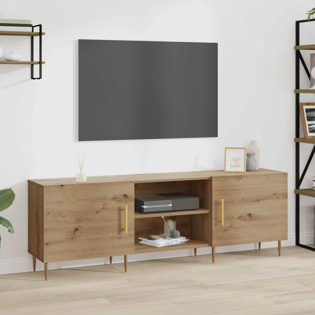 Mobile TV rovere artigianale 150 x 30 x 50 cm Legno multistrato