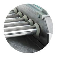 Macchina professionale per hot dog in acciaio inox 20 salsicce 2.200 watt 3614096