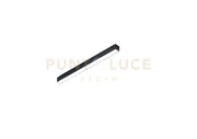 MODULO LED 3000K 1404LM 18W PER SISTEMA BINARIO SLIM SUPERFICIE ULTRASLIM LINEARE FISSO NERO LED L.38,2CM