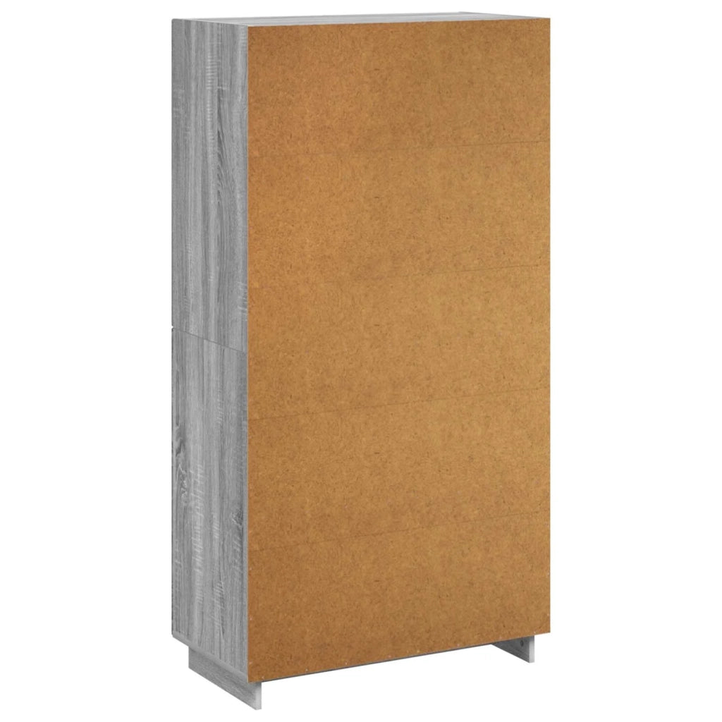 Credenza Sonoma grigio 79 x 41 x 151 cm Legno ingegnerizzato 3433115