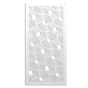 AIM - Pannello in PVC traforato - Parasole Misura: 47x94 cm, Colore: bianco