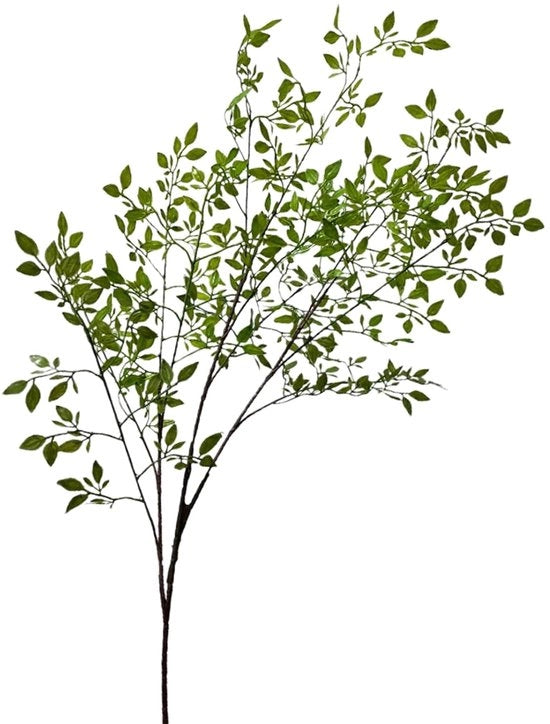 Tecniche di decorazione con foglie di bambù artificiali - 110 cm - verde - plastica