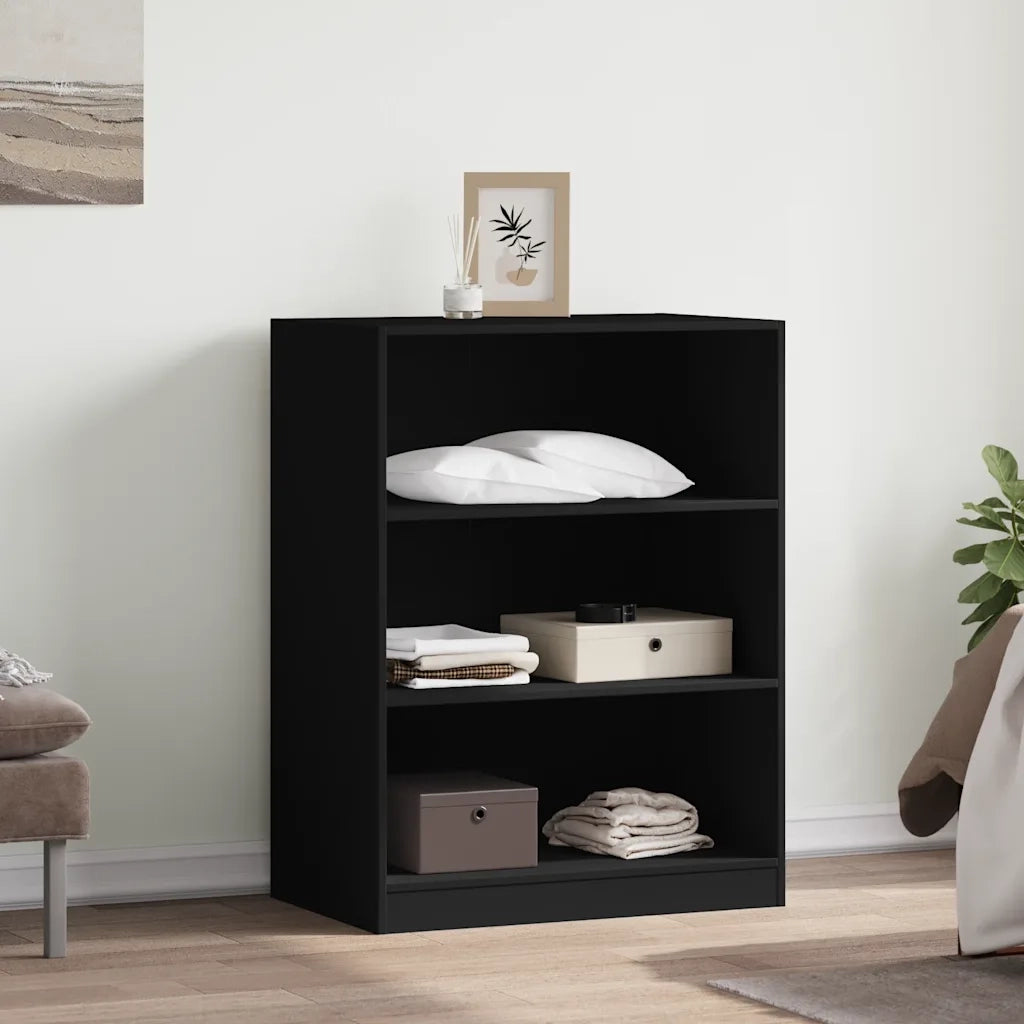 Armadio Nero 77x48x102 cm in Legno Multistrato CFW6071933