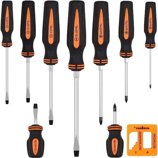 Deca di chiavi a magnete con testa Phillips e Torx - inclusa macchina per magnetizzare