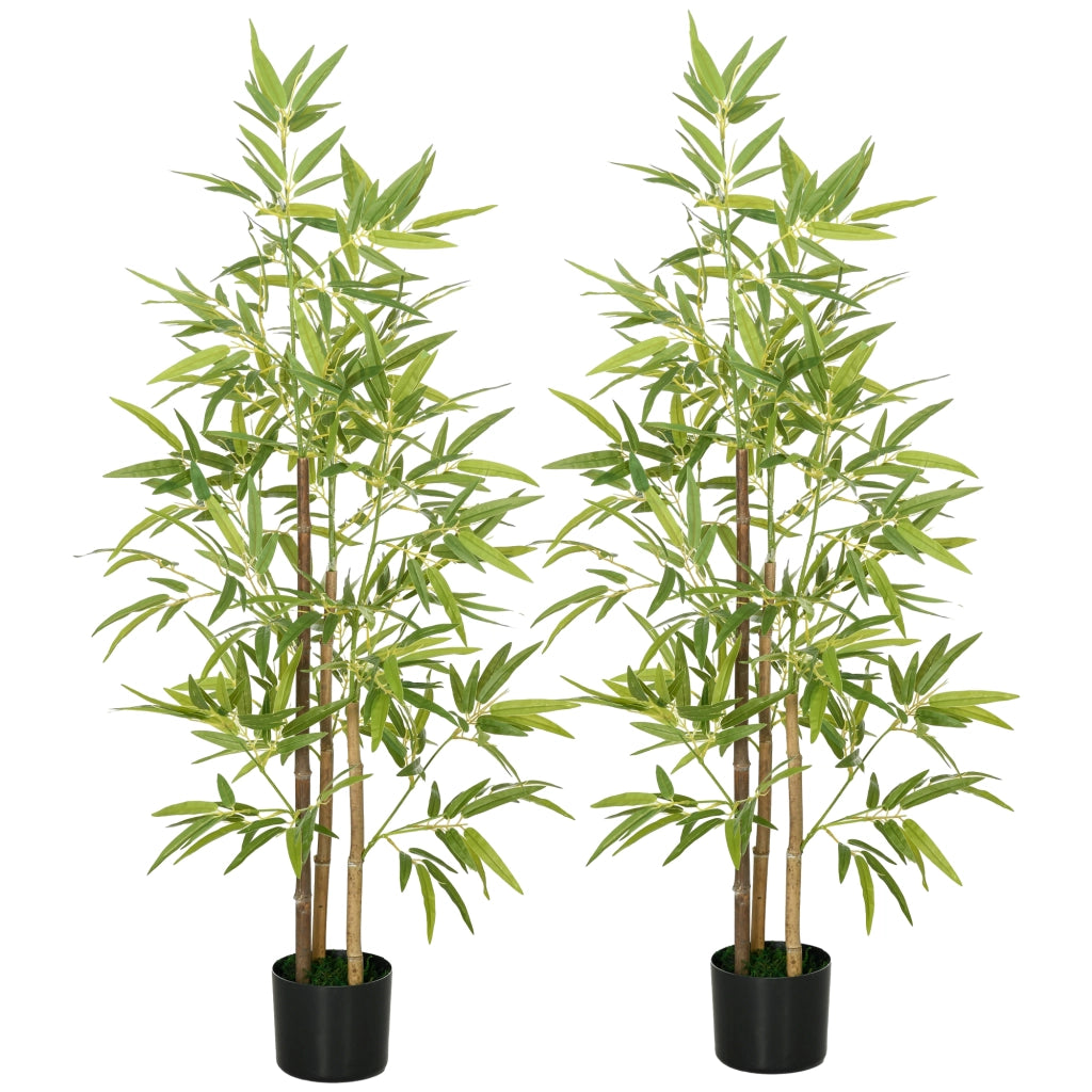 Bamb¨´ Artificiale 120cm ¨C Xylo ¨C Con Vaso Decorativo Realistico
