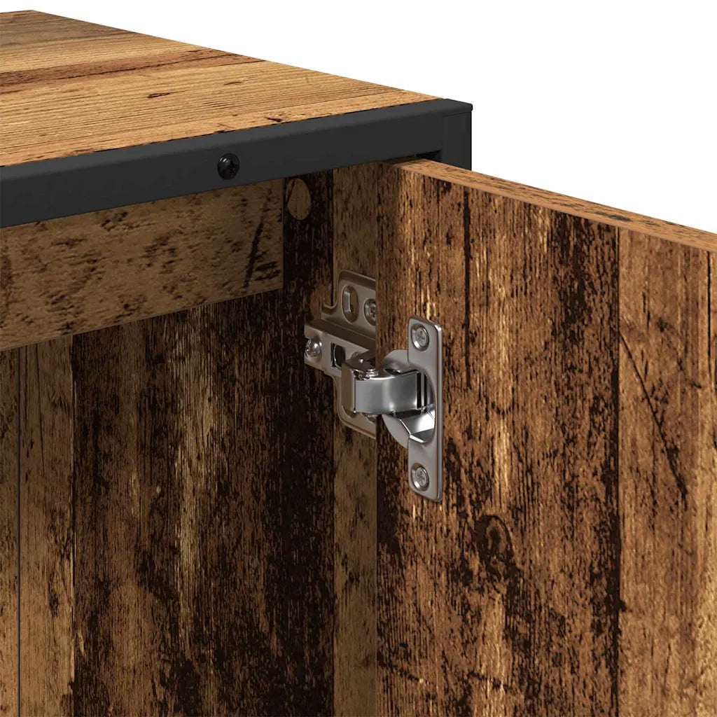 Set di mobili per il bagno 2 pcs Marrone Legno multistrato 3334327