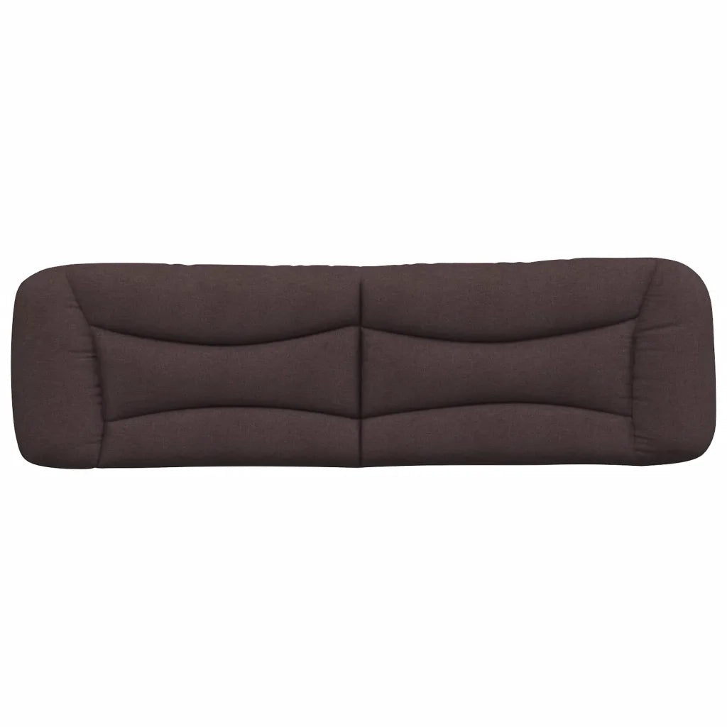 Cuscino Testiera Hvar Marrone Scuro 180 cm in Tessuto CFW2180866