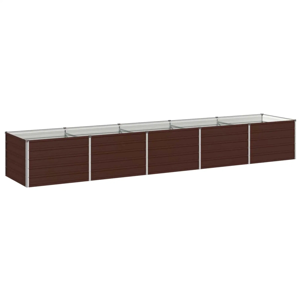 Letto rialzato da giardino Marrone 400 x 80 x 55 cm 8006432