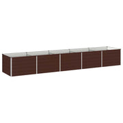 Letto rialzato da giardino Marrone 400 x 80 x 55 cm 8006432
