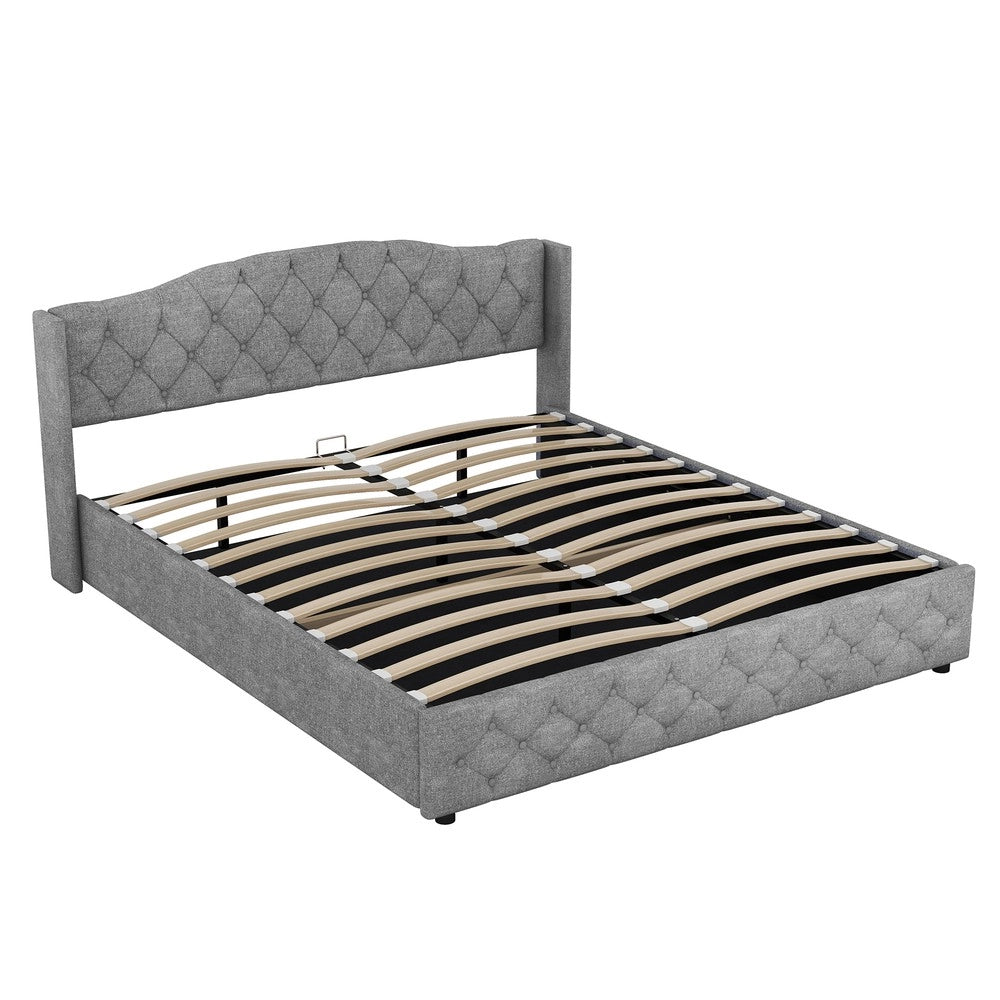 Letto Contenitore Idraulico 180x200 ¨C Xylo ¨C Grigio