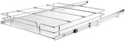 Pannello estensibile per lavastoviglie, armadietto di cucina, ripiano per spezie, 432 x 533 x 63,5 mm, pannello per lavastoviglie, armadietto estensibile, 13 kg, organizzatore di alta resistenza, pannello inferiore, armadietto per lavastoviglie, acciaio