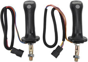 Joystick per graafmachine 3-pulsanti - Manopola a joystick per graafmachine - 6 pinne - Pezzo di ricambio - Duraturo - Impugnatura intuitiva per graafmachine - Manopola per graafmachine con 6 pinne