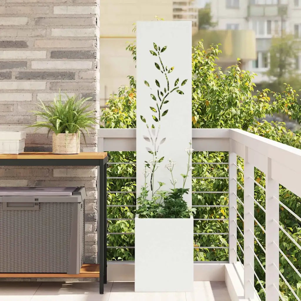 Schermo per privacy in giardino Bianco 32 x 32 x 150 cm CFW8432600