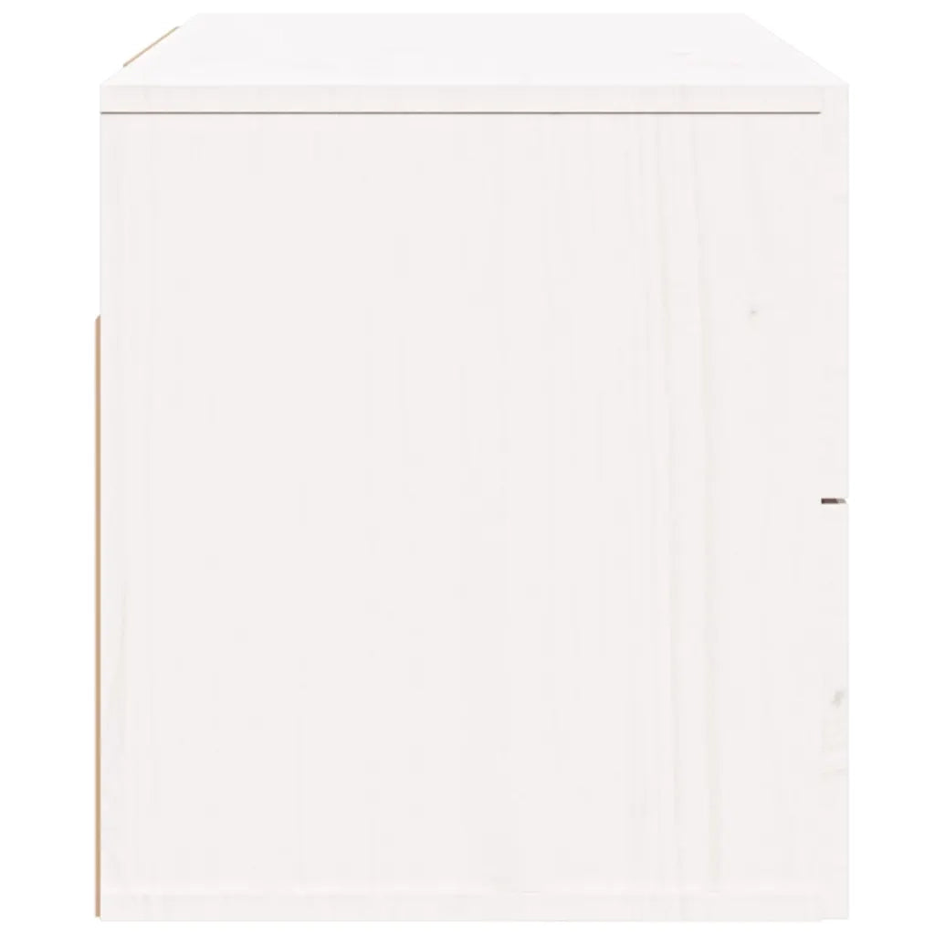 Comodini a Muro 2 pz Bianchi 50x36x40 cm 820979