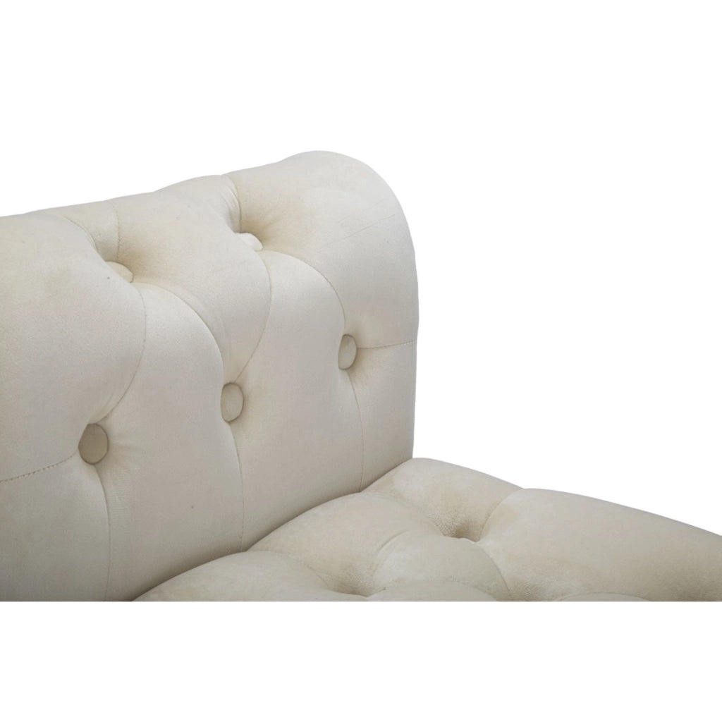 Panca VKH297, Beige, Legno, 120x40x60 cm