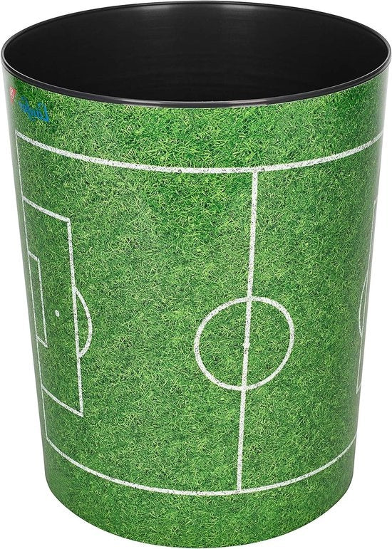 Polveriera Campo da Calcio - 13 Litri - Adatta per Camera dei Bambini - Circolare - Plastica