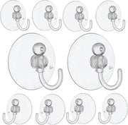 Zuignappen trasparenti in plastica - 25 mm (10 pezzi)