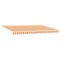 Tenda Sole Retrattile Gialla e Bianca 4x3 m Tessuto e Alluminio 3154558