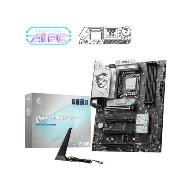Msi b860 gaming plus wifi scheda madre intel b860 lga 1851 (socket v1) atx - 911-7E41-11S