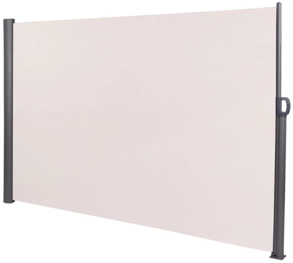 Divisorio paravento da esterno Lovington crema,180x300 cm