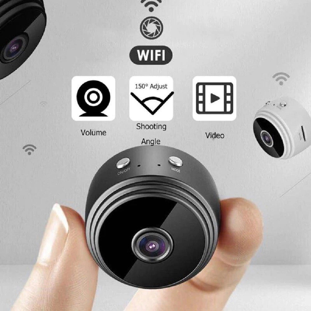 Trade Shop - Mini Webcam Telecamera Multiuso Indoor Ip Ricaricabile Hd Smart Life Wifi Q-hq36 -