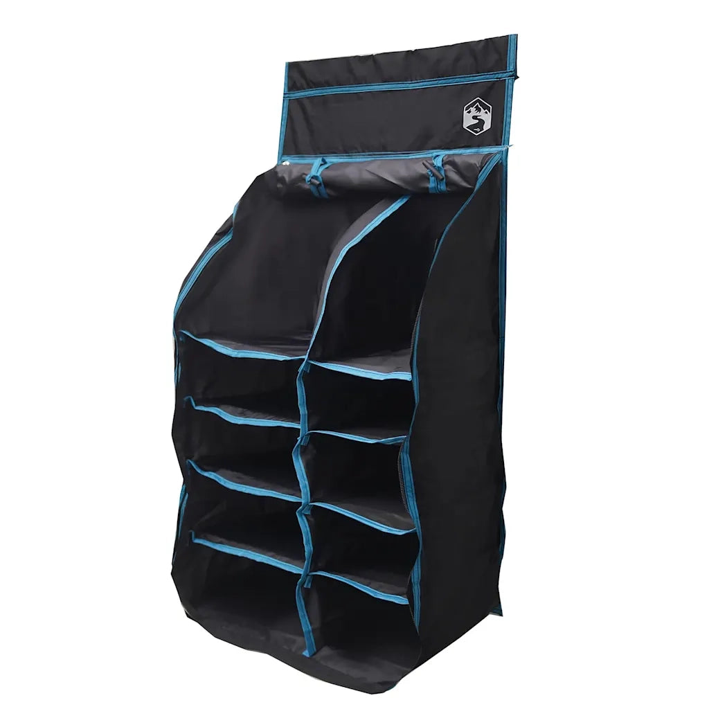 Organizer da tenda appeso 10 tasche Nero 40,5 x 25 x 80 cm CFW4859494