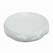 Trade Shop - Piatto Piattino Porta Sapone Arredo Per Bagno Bianca Decorata Stile Marino 79283 -