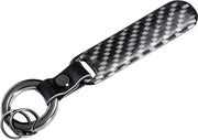 Accessori auto multifunzionale in pelle microfibra - Sostituzione fibra di carbonio - Supporto chiavi per auto - Regalo per uomo e donna - Ideale per amici e familiari.