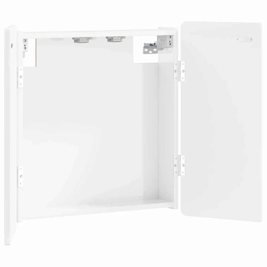 Armadio per Dartboard ZWOLLE Bianco Lucido Legno ingegnerizzato 896449